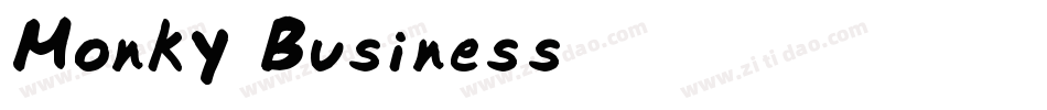 Monky Business字体转换